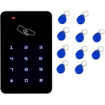 125Khz Standalone RFID Access Control Keypad Touch Screen Card Reader Door Lock System
