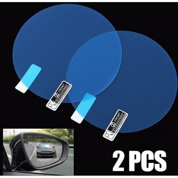 1 Pair 100x100mm Car Anti Fog Coating Film