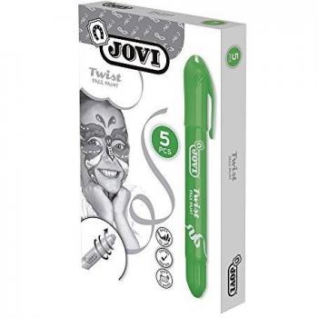 Barra de Maquillaje Jovi Twist Make-Up Verde Caja de 5 Unidades