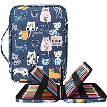 OVAKIA Waterproof Pencil Case for Students/Artists, Holds 220 Colored or 200 Gel Pens