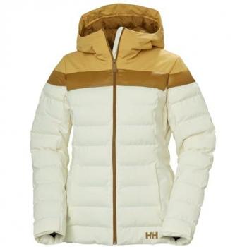 Helly Hansen Imperial Puffy Mujer – Blanco Perla, Amarillo