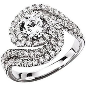 Rosa Zirkonia Damenring 68 mm – exklusiv bei WENZ