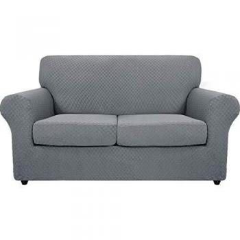 MAXIJIN Super Stretch Non Slip Love Seat Couch Cover