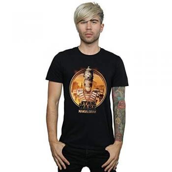 Star Wars Herren The Mandalorian IG-11 T-Shirt L schwarz