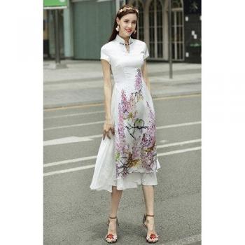 Elegante Ao Dai Jurk voor Zomerfeesten