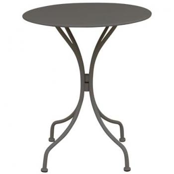 Tavolo Rotondo Da Giardino In Ferro Taupe Ø 60 cm