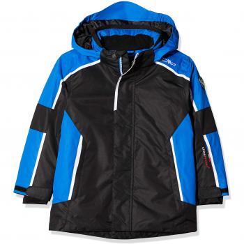 CMP Junior Feel Warm Flat 3000 Skijacke – Dunkelgrau / Blau, 140