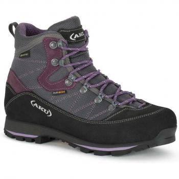Botas AKU Trekker Lite III GORE‑TEX – Versão Feminina Cinza/Violeta (42,5)