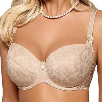 Wanda 100B Nipplex: Sujetador de Copa Completa con Motivo Floral