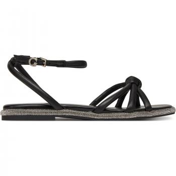 Sandali Guess FLJSLO LEA03 di colore nero