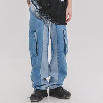 Aolamegs Elastic Waist Color Trousers