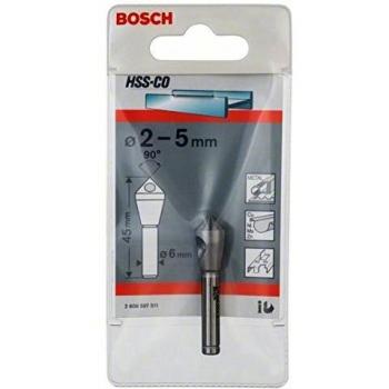 Bosch 2608597511 6mm Shank HSS-E Countersink Bit, 90° Angle