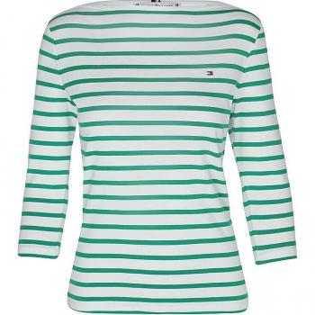 Tommy Hilfiger Bluse Damen New Cody Slim Fit Grün XS