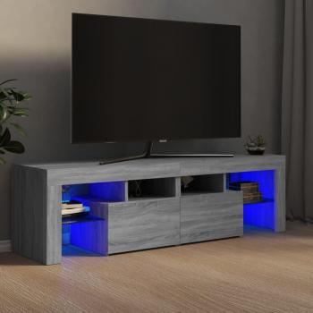 Mobile Porta tv con Luci led, Mobili tv grigio sonoma 140x36, 5x40 cm Vidaxl