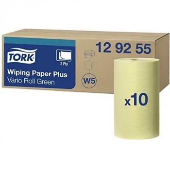 Tork 129255 Green Wiping Paper for W5 System
