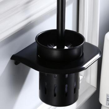 Kit de soporte de escobilla de baño con almacenamiento