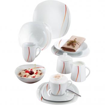 Ziegelformat Kaffee­service 18‑teilig (Gepolana)