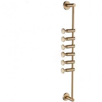 European-Style Cloth Hanger with 60cm Width and Brass Finish