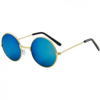 Fahrersonnenbrille für Damen im Retro-Stil mit runden Linsen