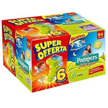 Pannolini Pampers Solare Luna XL 6 – Kit da 84