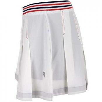 Jupe K-Swiss Heritage, Blanc, XL Femme