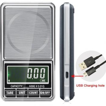 Compact Digital Scale 500g/300g/200g 0.01g Jewelry Weighing Balance
