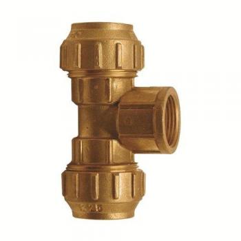 Raccordo A Tee Femmina 20 mm x 1/2 x 20 mm TIEMME