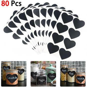 80pcs Kitchen Storage Jar Stickers