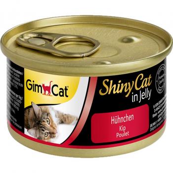 GimCat ShinyCat Hühnchen-Mahlzeit 6x70g