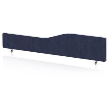 Royal Blue Impulse Plus Wave Curved‑Corner 300mm High Desktop Visualizer