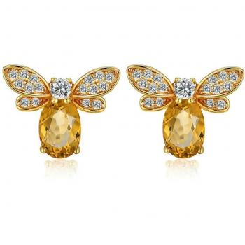 Collar Colgante Abeja Oro