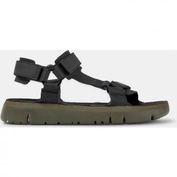 Camper Homme Noir 44 Oruga Cuir Fermeture Élastique Sandales