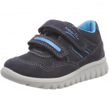 Superfit Baby Jungen SPORT7 Mini Sneaker, Blau (Blau/Blau 78), 22 EU