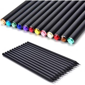 Lápices de Escritura Kawaii con Diamante