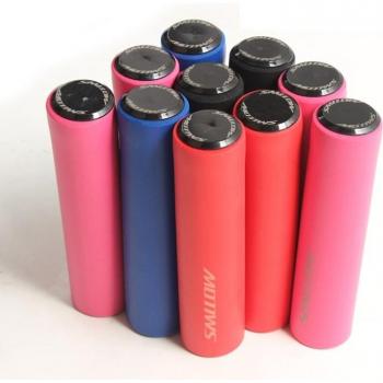 Mangos Antideslizantes para Bicicleta en Negro, Rojo, Azul y Rosa