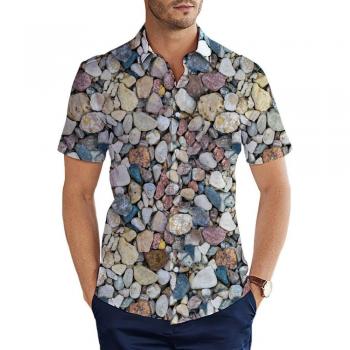 Redcats 3D Hawaiana Estilo Steelers para Hombre