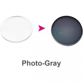 1.61 Photochromic Progressive Optical Lenses with Fast Color Change