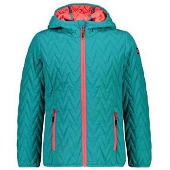 Feel Warm Steppjacke Mädchenspezial, Kapuze – Ceramic 128