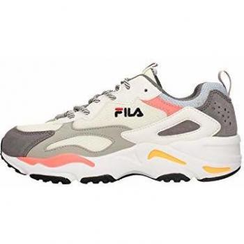 Fila Ray Tracer Dames Witte en Grijze Loopers