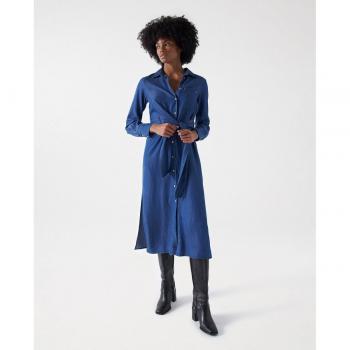 Salsa Jeans VESTIDO CAMISERO LARGO LIGHTDENIM