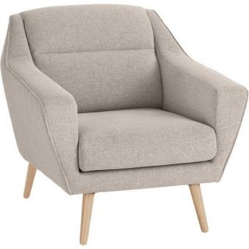 Bille Sessel von ANDAS, cremefarben