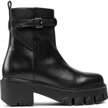 Sneakers cuir noir Patrizia Pepe – Baskets basses femme