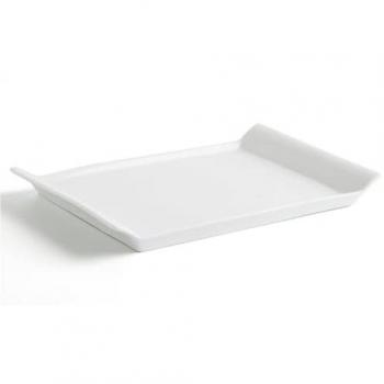 Bandeja Rectangular Quid Gastro Fresh 26 x 18 cm Cerámica Blanca