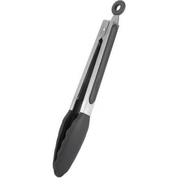 Pince à pain en inox avec embouts silicone pour BBQ
