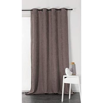 Rideau Alaska 3‑en‑1 Thermique, Phonique et Obscurcissant Taupe 140x260 cm