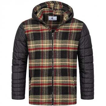Rock Creek Flanelljacke Herren mit Kapuze H-265