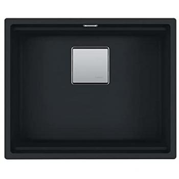 Franke Kubus 2 Evier Fragranit+ sous plan 56x46cm Noir mat