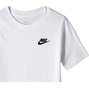 Nike B NSW Tee EMB Futura, T-Shirt Bambino, Bianco