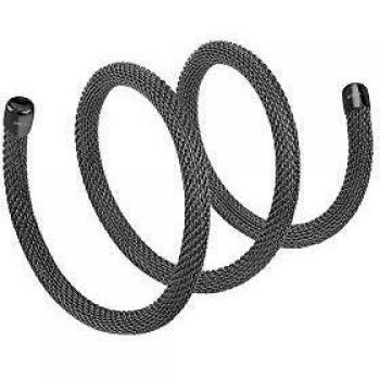 Gioiello BREIL collezione NEW SNAKE, BRACCIALE da DONNA in ACCIAIO COLORATO colore NERO misura 50CM