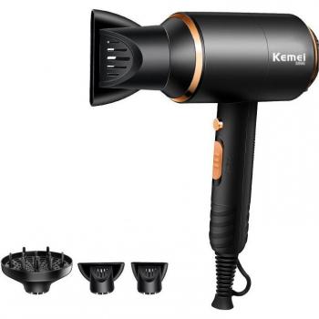 Kemei Air‑Dryer 4000 W, puissance forte, 210–240 V